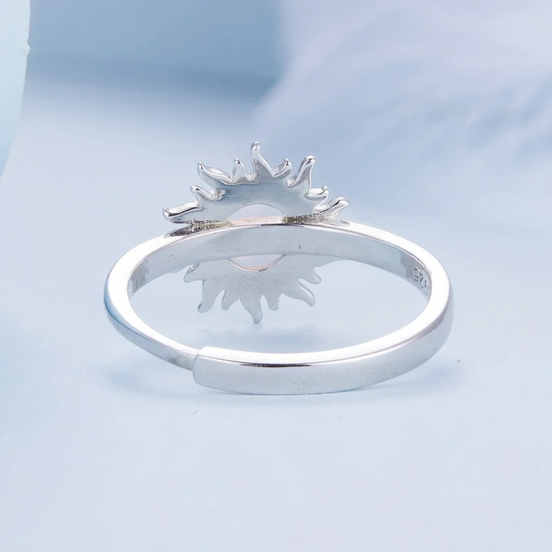(afbeelding voor) Pandora-stijl Opal Zon Ring - BSR398 - Bekijken 4