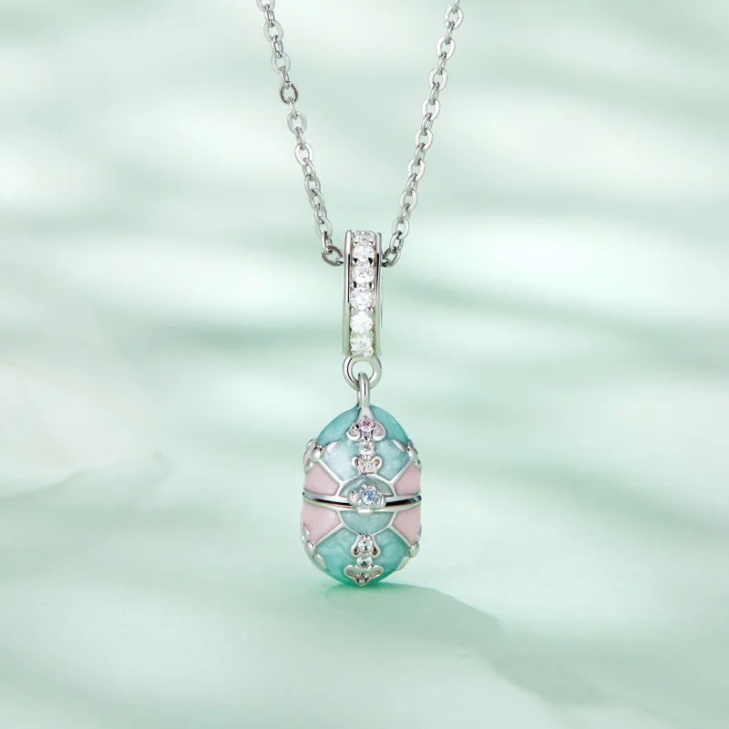 (afbeelding voor) Pandora Stijl Paasei Hanger - BSC779 - Bekijken 2