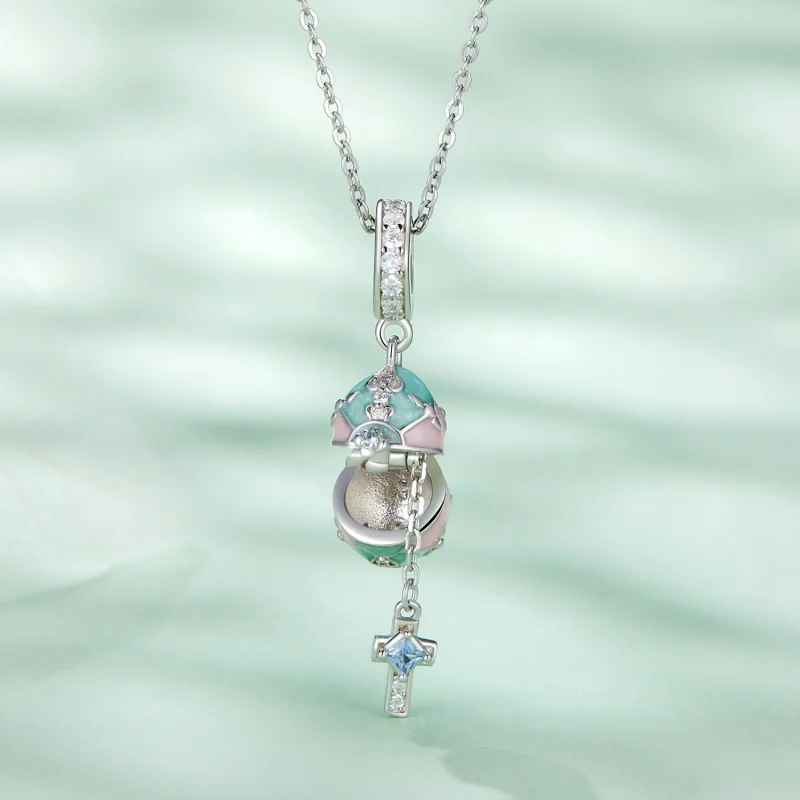 (afbeelding voor) Pandora Stijl Paasei Hanger - BSC779 - Bekijken 3