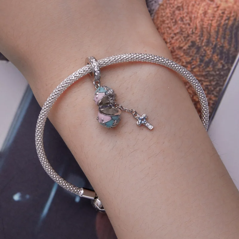 (afbeelding voor) Pandora Stijl Paasei Hanger - BSC779 - Bekijken 7