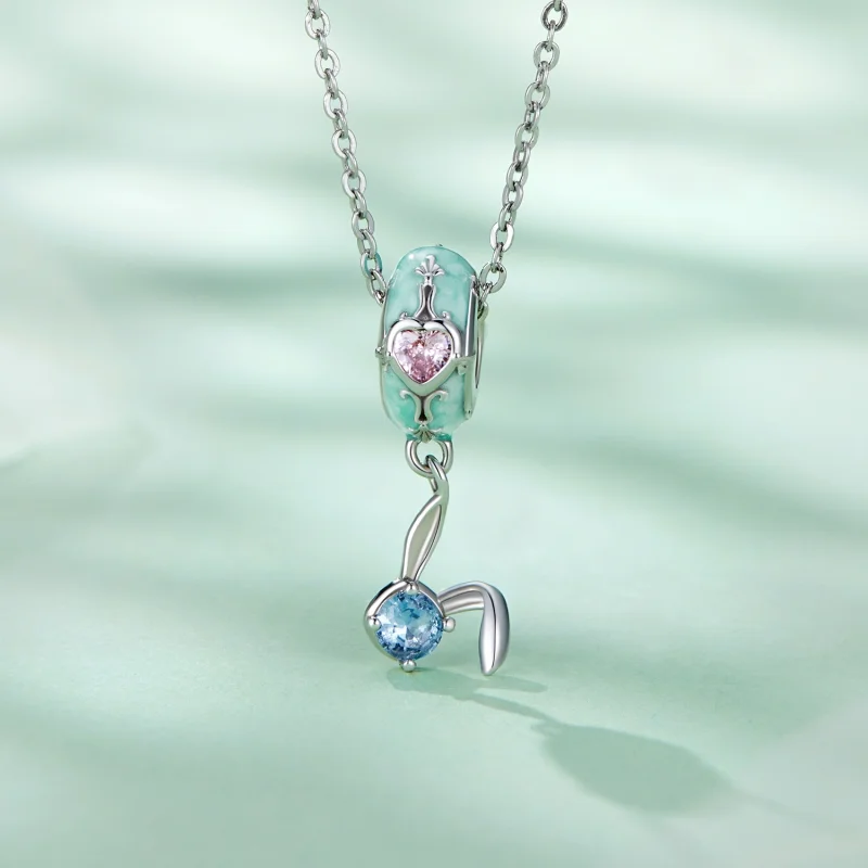 (afbeelding voor) Pandora-stijl Paashaas Siliconen Spacer - BSC780 - Bekijken 2