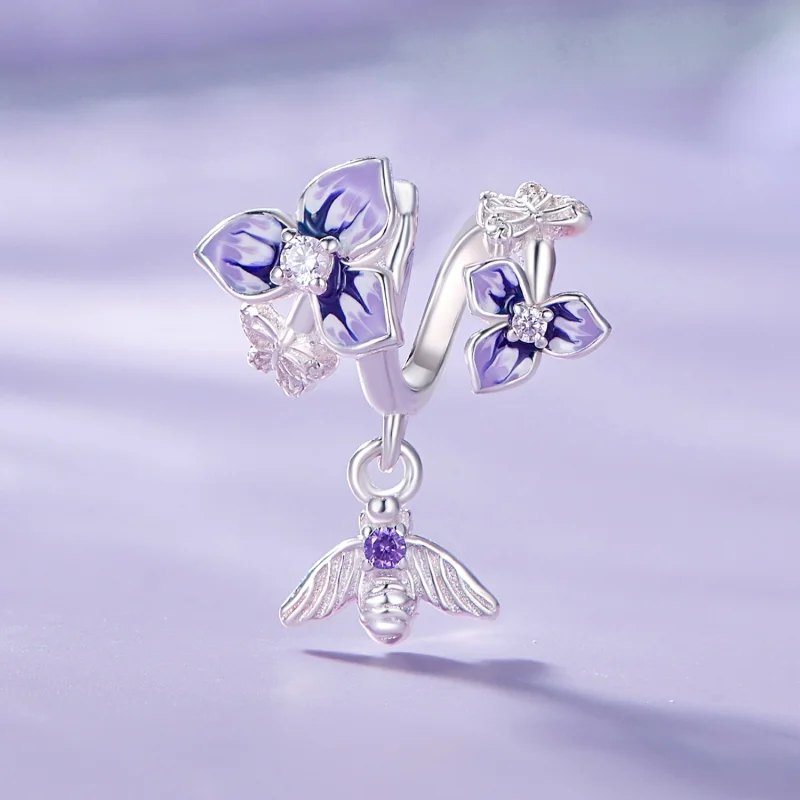 (afbeelding voor) Pandora stijl Pansy Dangle - SCC2584 - Bekijken 2