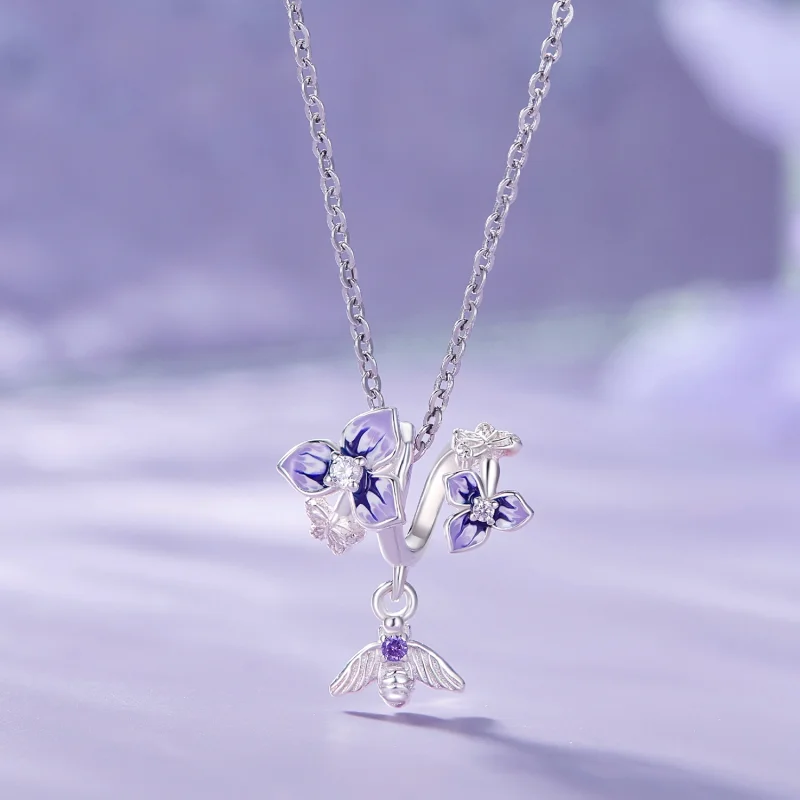 (afbeelding voor) Pandora stijl Pansy Dangle - SCC2584 - Bekijken 3