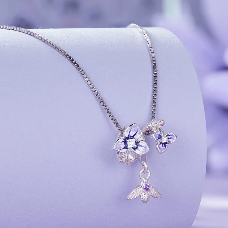 (afbeelding voor) Pandora stijl Pansy Dangle - SCC2584 - Bekijken 4