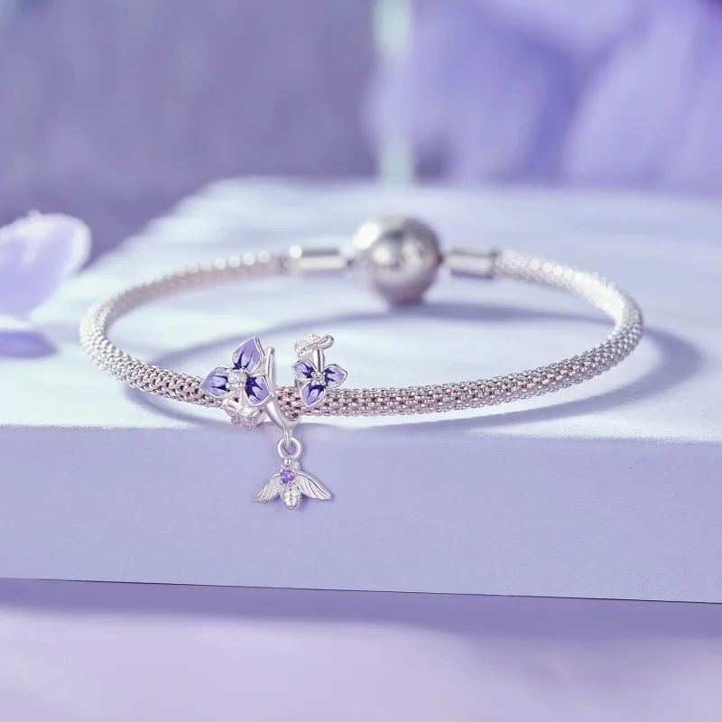 (afbeelding voor) Pandora stijl Pansy Dangle - SCC2584 - Bekijken 5