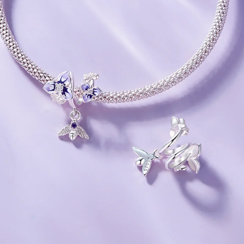 (afbeelding voor) Pandora stijl Pansy Dangle - SCC2584 - Bekijken 6