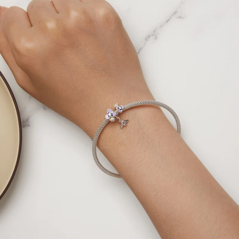 (afbeelding voor) Pandora stijl Pansy Dangle - SCC2584 - Bekijken 8