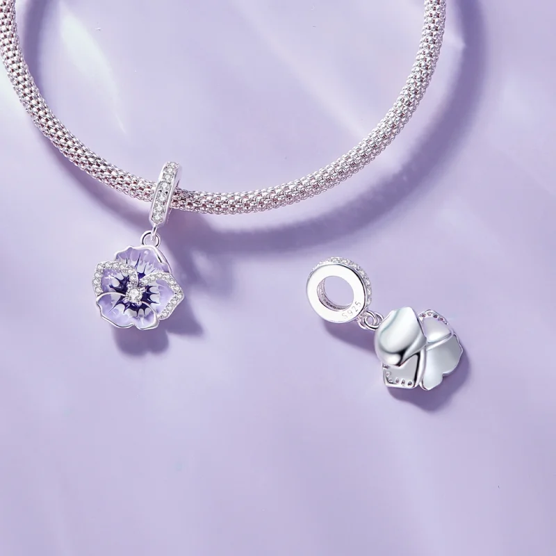 (afbeelding voor) Pandora stijl Pansy Hanger - SCC2583 - Bekijken 6