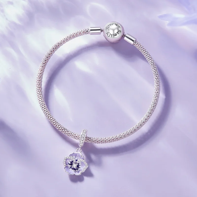 (afbeelding voor) Pandora stijl Pansy Hanger - SCC2583 - Bekijken 7