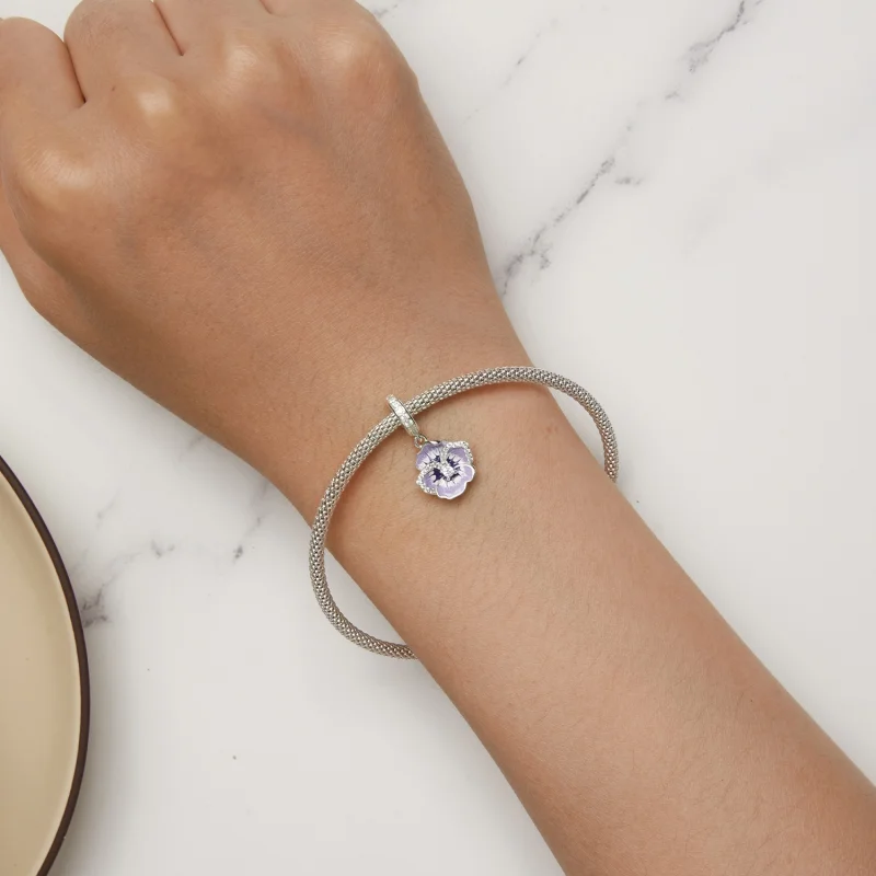 (afbeelding voor) Pandora stijl Pansy Hanger - SCC2583 - Bekijken 9