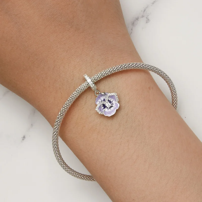 (afbeelding voor) Pandora stijl Pansy Hanger - SCC2583 - Bekijken 10