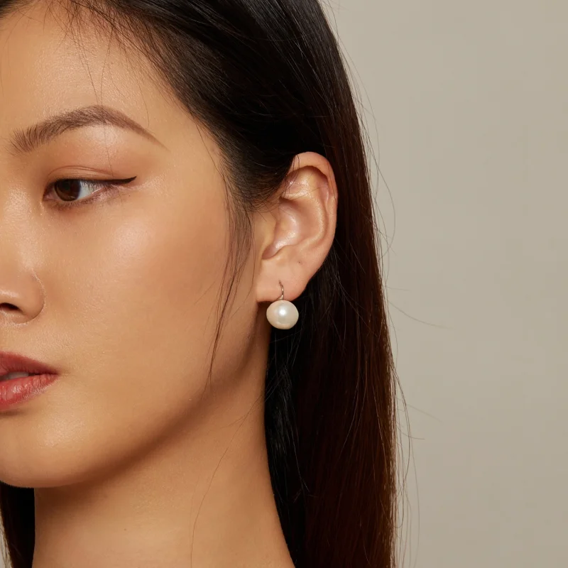 (afbeelding voor) Pandora-stijl Parel Oorknopjes - BSE857 - Bekijken 6