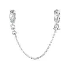 (afbeelding voor) Pandora Stijl Patroon Veilige Ketting - SCC2620
