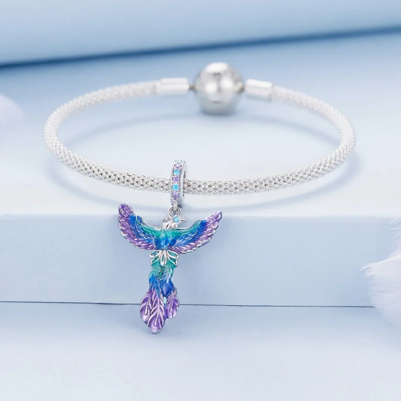 (afbeelding voor) Pandora Stijl Phoenix Hanger - BSC880 - Bekijken 3