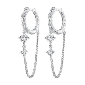 (afbeelding voor) Pandora-stijl Prachtige Kwast Hanger Oorbellen - BSE822