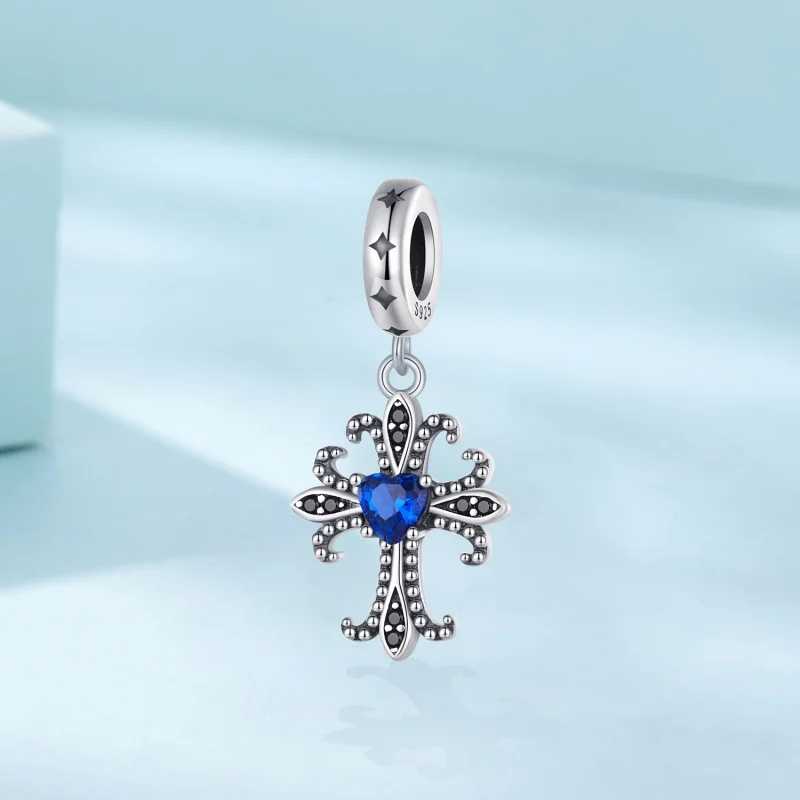 (afbeelding voor) Pandora Stijl Retro Kruis Hanger - SCC2643 - Bekijken 2