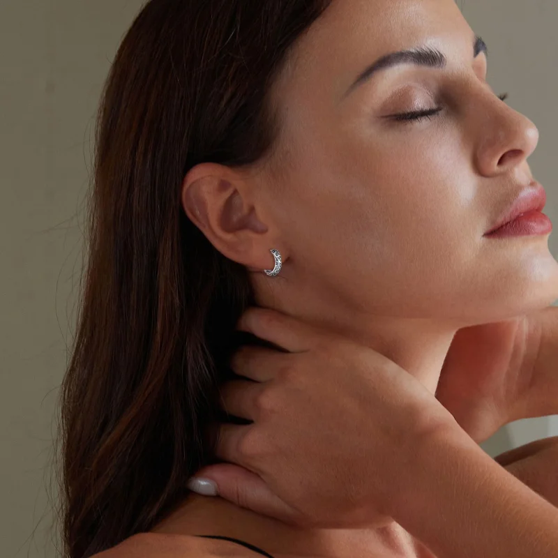 (afbeelding voor) Pandora-stijl Retro Patroon Oorringen - SCE1659 - Bekijken 6