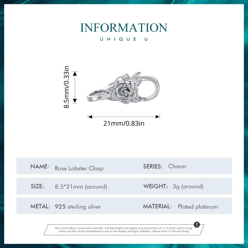 (afbeelding voor) Pandora-stijl Roze Dubbele Kreeftsluiting - BSP024 - Bekijken 4