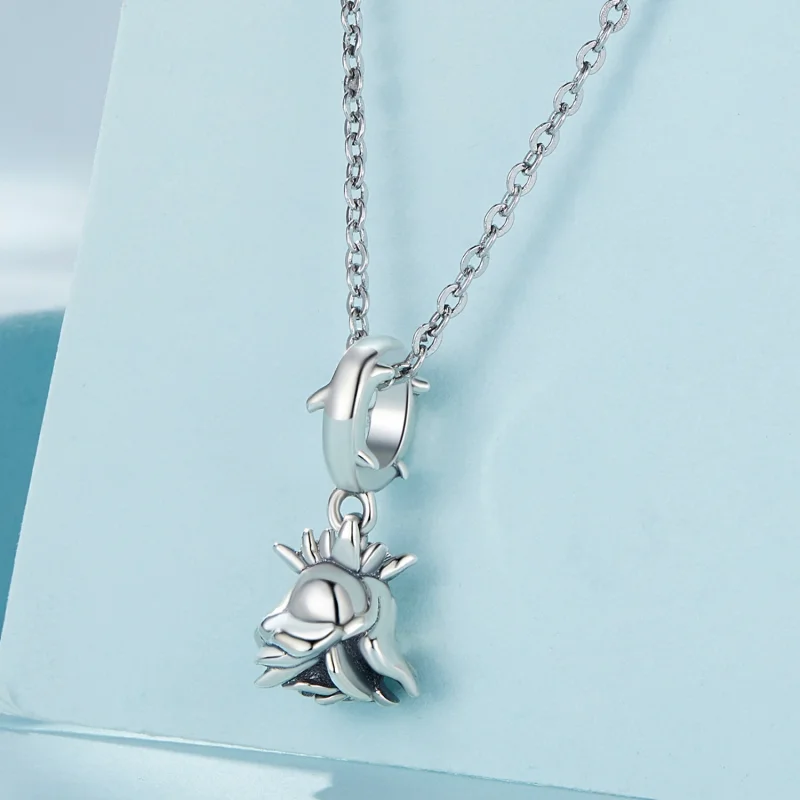 (afbeelding voor) Pandora Stijl Roze Hangertje - SCX142 - Bekijken 3