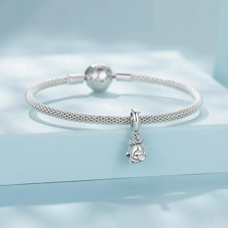 (afbeelding voor) Pandora Stijl Roze Hangertje - SCX142 - Bekijken 4