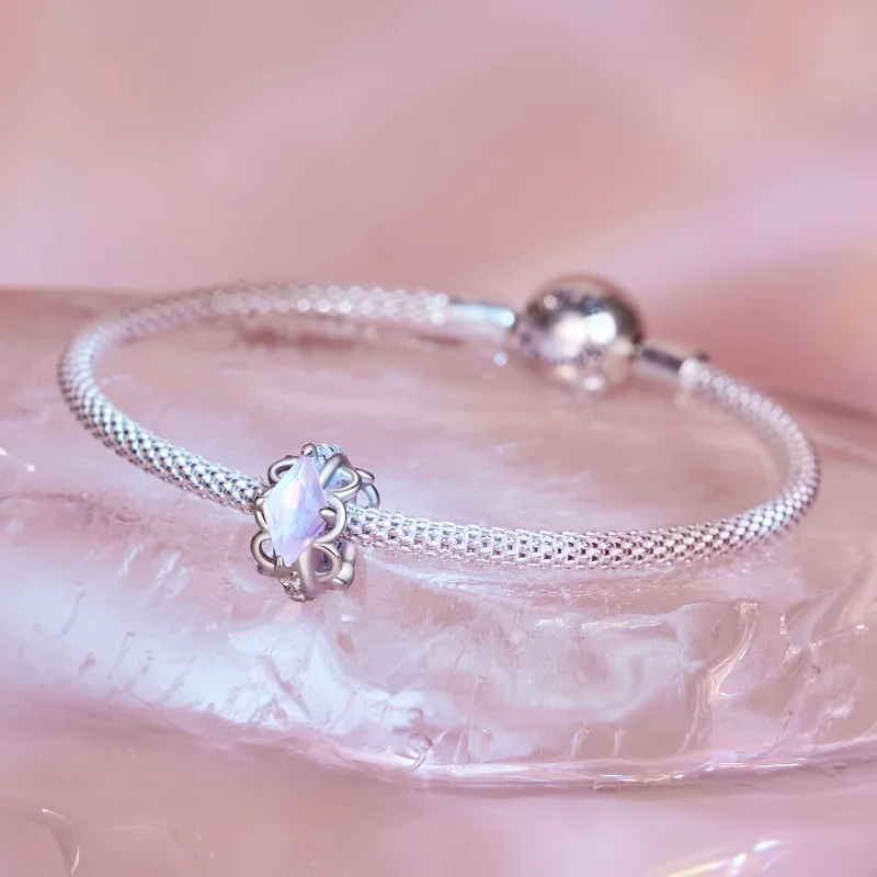 (afbeelding voor) Pandora-stijl Roze Kant Siliconen Spacer - SCC2642 - Bekijken 4