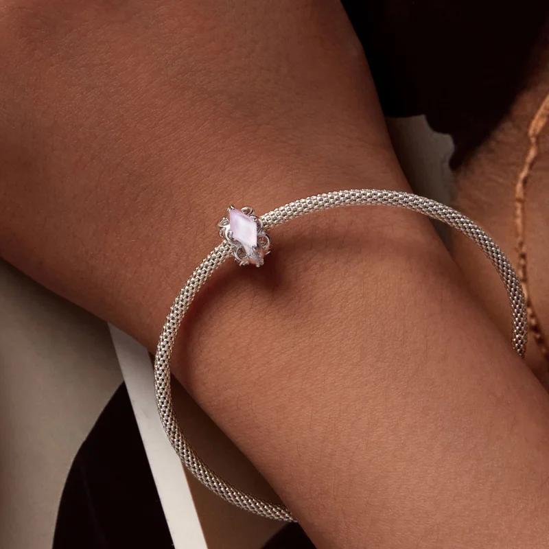 (afbeelding voor) Pandora-stijl Roze Kant Siliconen Spacer - SCC2642 - Bekijken 7