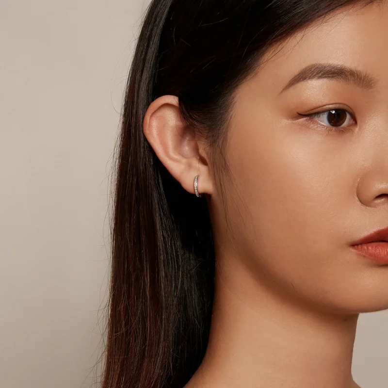 (afbeelding voor) Pandora-stijl Roze Opalen Oorringen - BSE875 - Bekijken 7