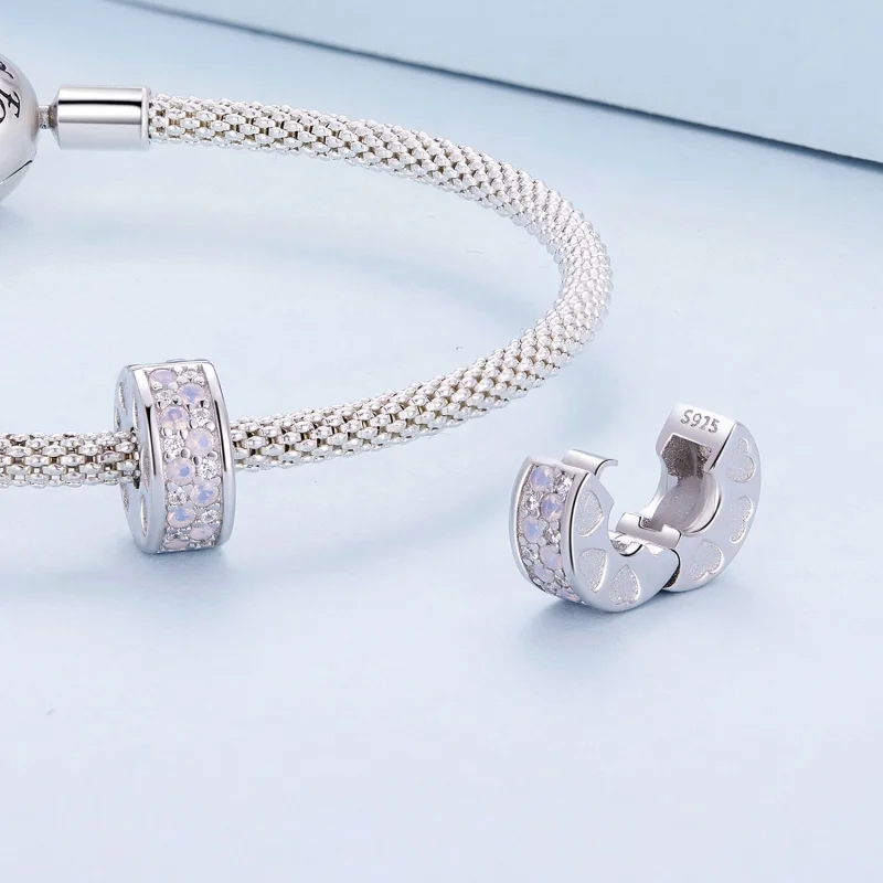 (afbeelding voor) Pandora Stijl Roze Symfonie Clip - BSC929 - Bekijken 4