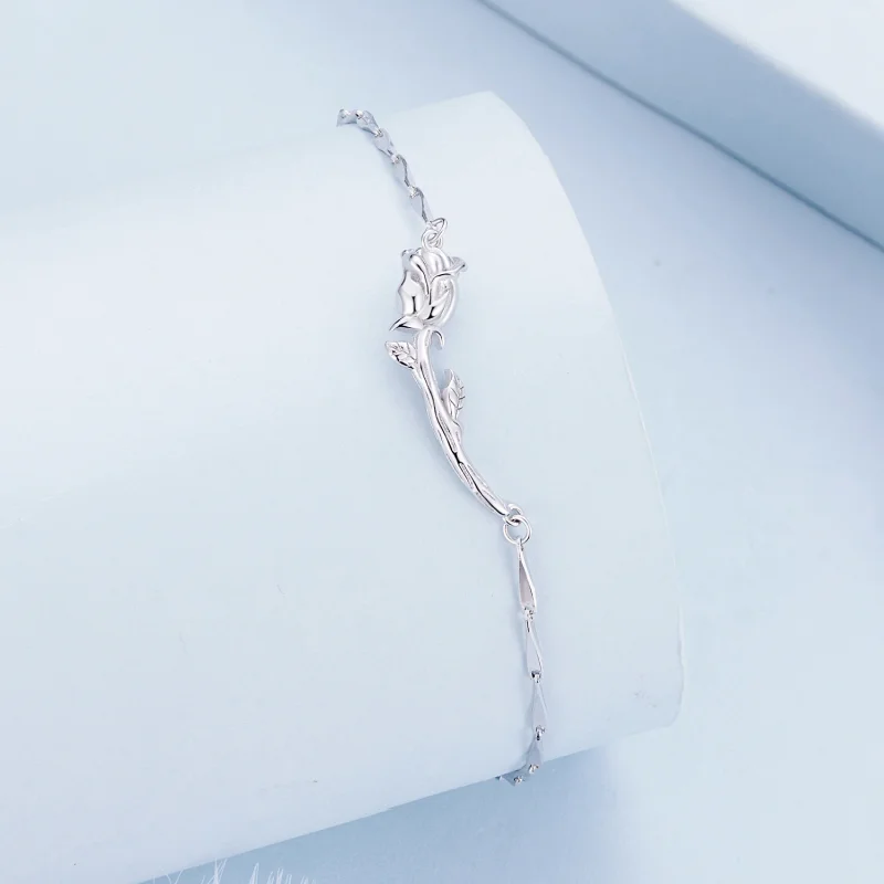 (afbeelding voor) Pandora Stijl Rozen Ketting Armband - BSB146 - Bekijken 2