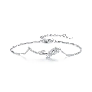 Pandora Stijl Rozen Ketting Armband - BSB146 (afbeelding voor) Pandora Stijl Rozen Ketting Armband - BSB146