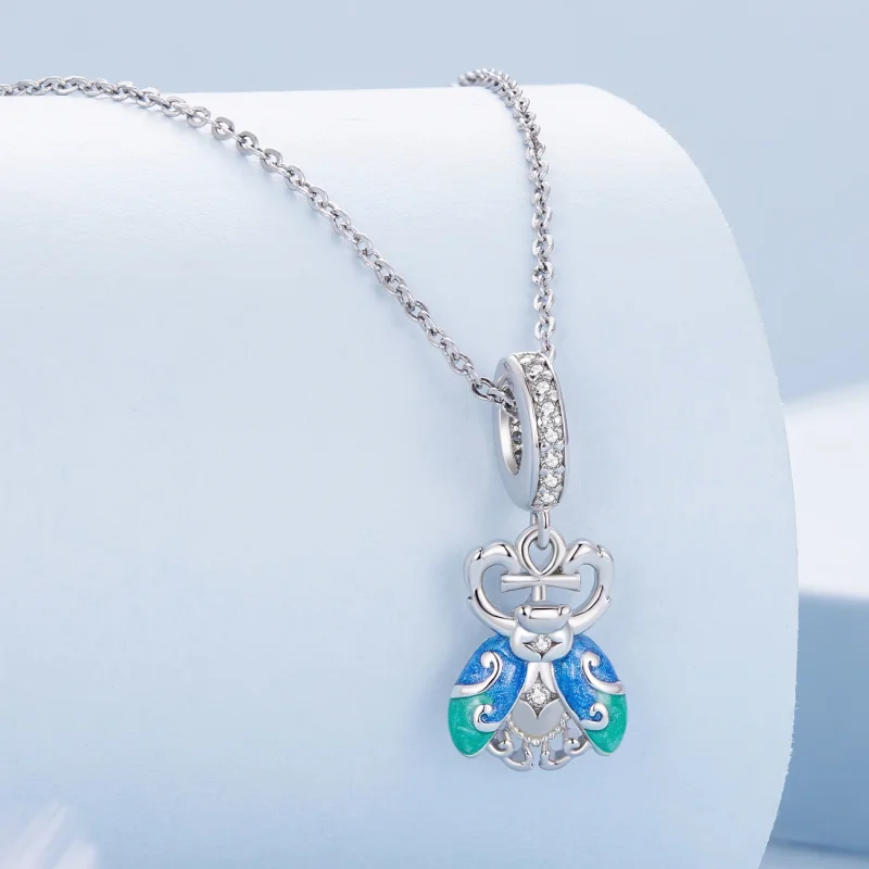 (afbeelding voor) Pandora Stijl Scarabee Hanger - BSC881 - Bekijken 2