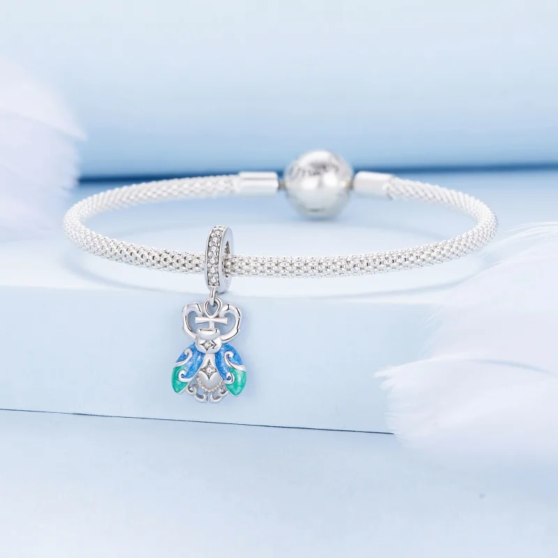 (afbeelding voor) Pandora Stijl Scarabee Hanger - BSC881 - Bekijken 3