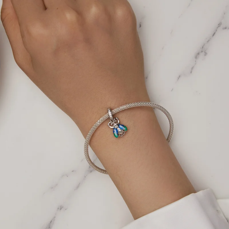 (afbeelding voor) Pandora Stijl Scarabee Hanger - BSC881 - Bekijken 5