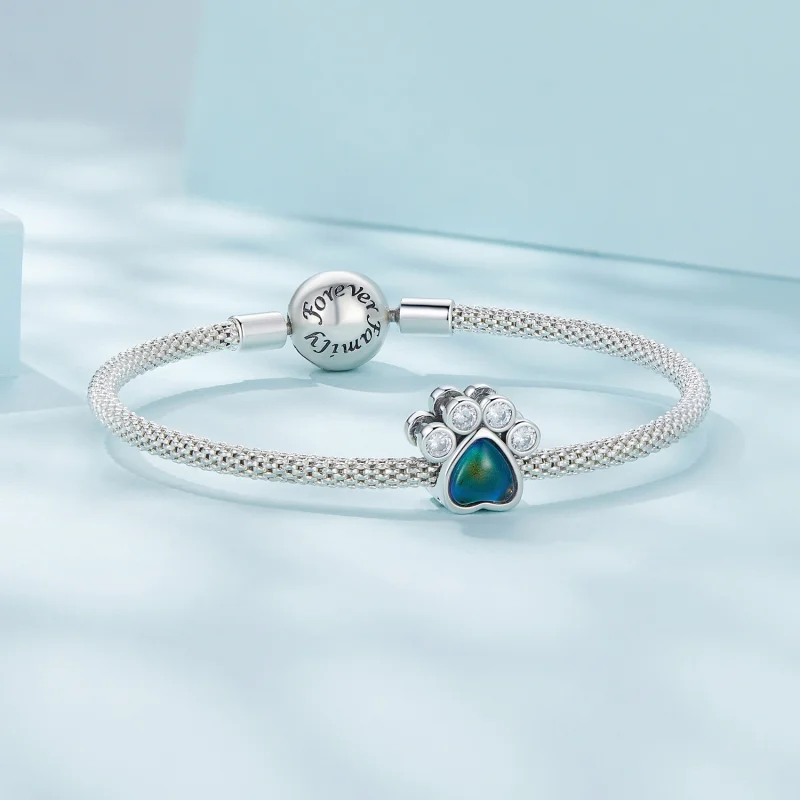 (afbeelding voor) Pandora Stijl Schattige Huisdier Stemmingsteen Bedel - SCC2582 - Bekijken 6