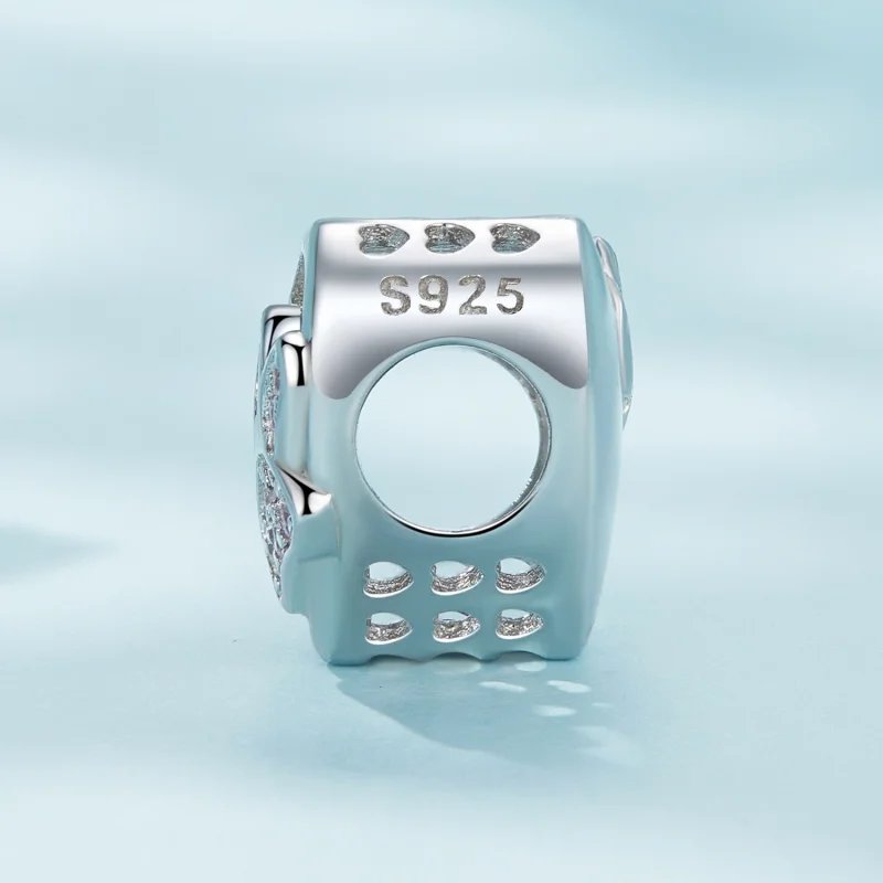 (afbeelding voor) Pandora-stijl schattige huisdierpootafdrukken kunnen gegraveerd worden op bedel - Bekijken 3