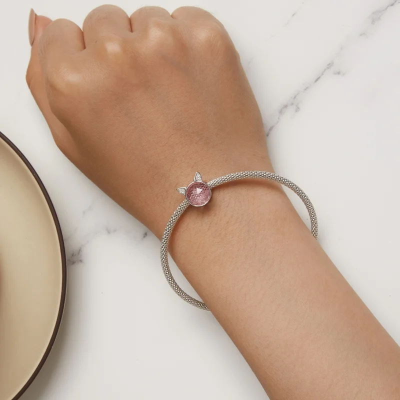 (afbeelding voor) Pandora Stijl Schattige Kattenbedel - SCC2579 - Bekijken 6