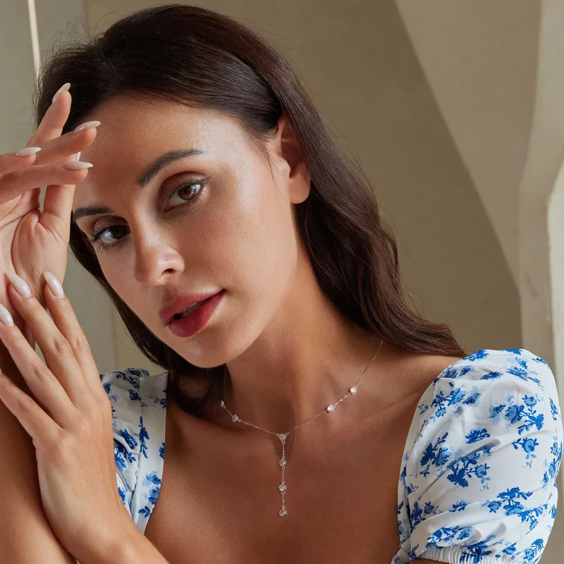 (afbeelding voor) Pandora-stijl Shine Y-ketting - BSN361 - Bekijken 5