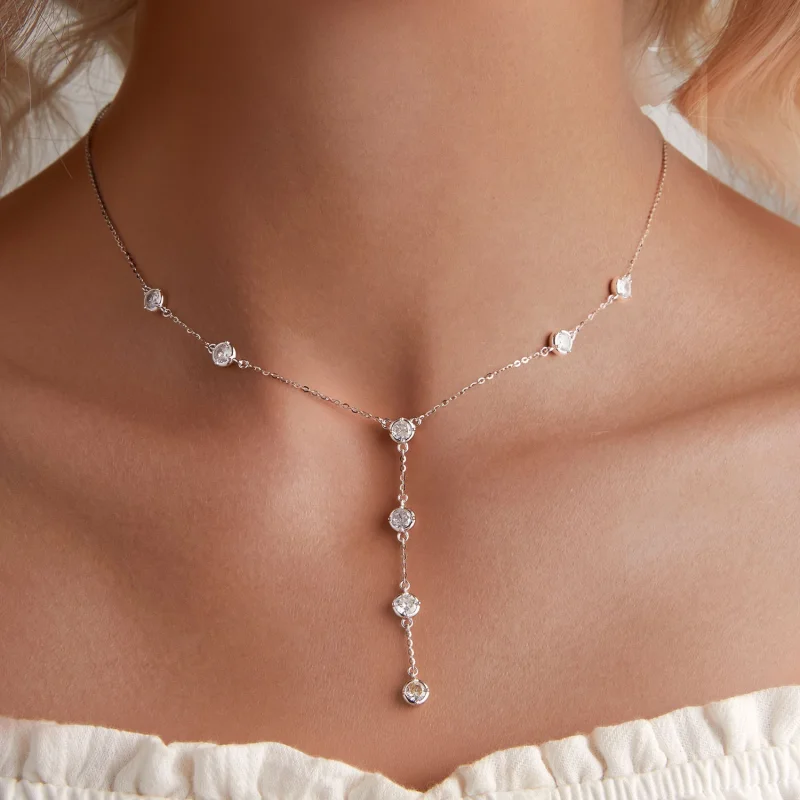 (afbeelding voor) Pandora-stijl Shine Y-ketting - BSN361 - Bekijken 6