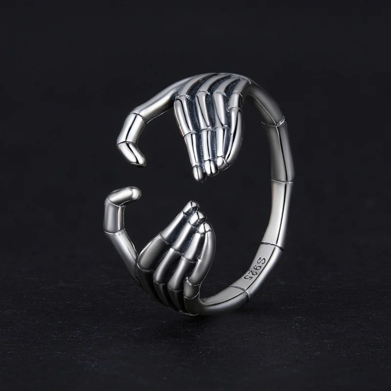 (afbeelding voor) Pandora Stijl Skelet Hand Ring - SCR971-E - Bekijken 2