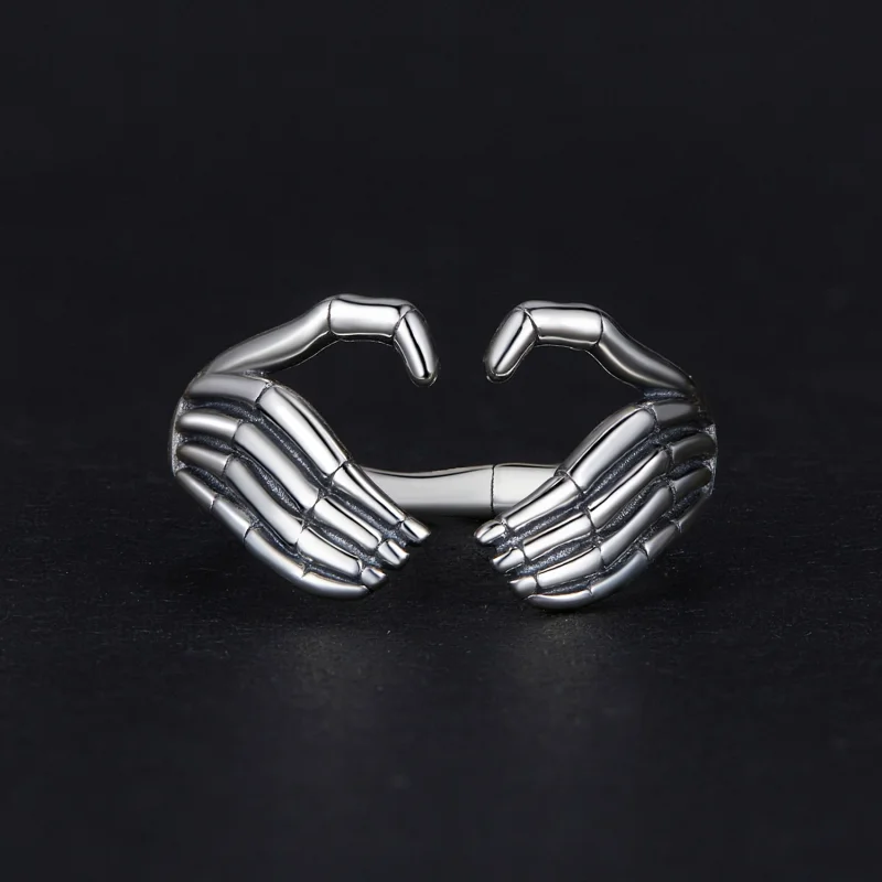 (afbeelding voor) Pandora Stijl Skelet Hand Ring - SCR971-E - Bekijken 3