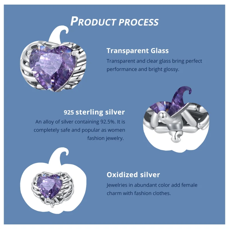 (afbeelding voor) Pandora Stijl Skelet Hart Bedel - BSC910 - Bekijken 5