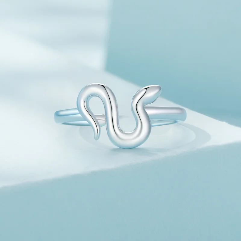 (afbeelding voor) Pandora-stijl Slang Open Ring - SCR926 - Bekijken 3