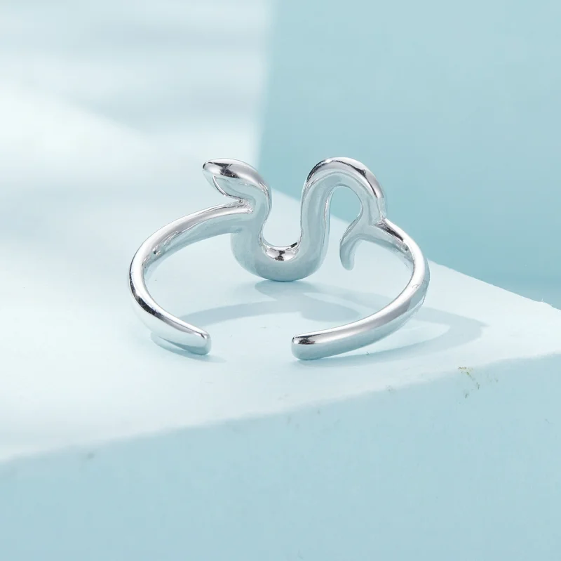 (afbeelding voor) Pandora-stijl Slang Open Ring - SCR926 - Bekijken 4