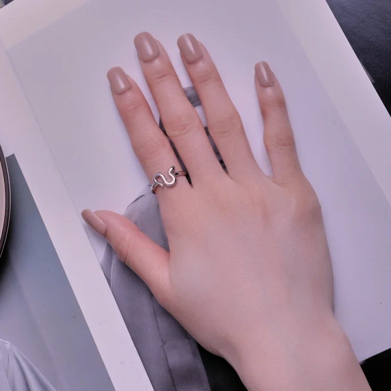 (afbeelding voor) Pandora-stijl Slang Open Ring - SCR926 - Bekijken 5