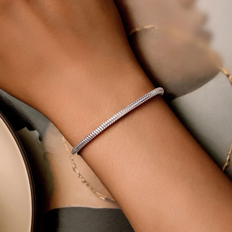 (afbeelding voor) Pandora Stijl Slangenbot Ketting Armband - BSB150 - Bekijken 4