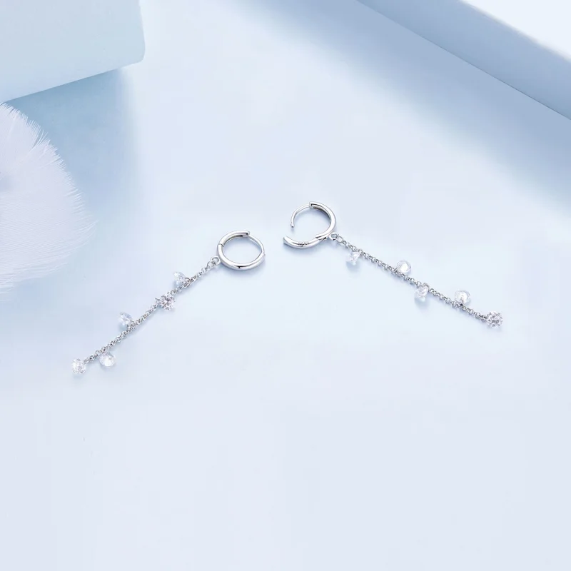 (afbeelding voor) Pandora-stijl Slimme Kwast Hanger Oorbellen - BSE898 - Bekijken 4