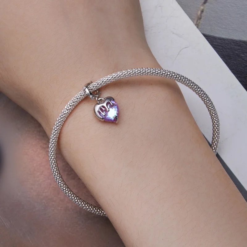 (afbeelding voor) Pandora Stijl Smeltend Meisjeshart Hangertje - SCC2471 - Bekijken 4