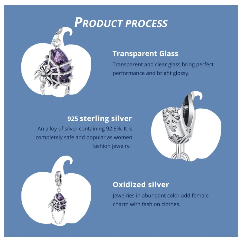 (afbeelding voor) Pandora-stijl Spin Dangle - BSC913 - Bekijken 5