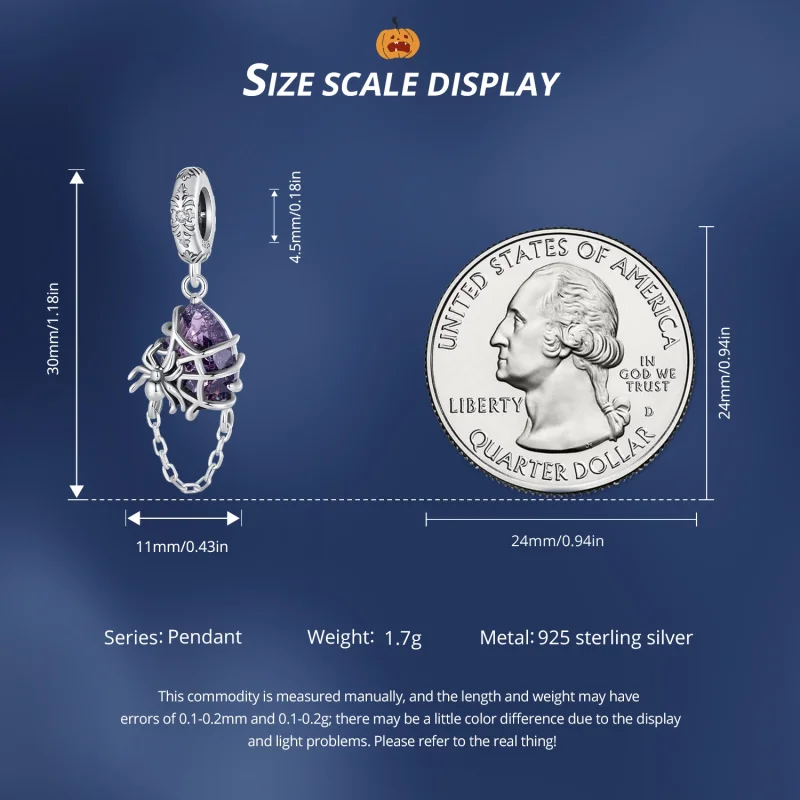 (afbeelding voor) Pandora-stijl Spin Dangle - BSC913 - Bekijken 7