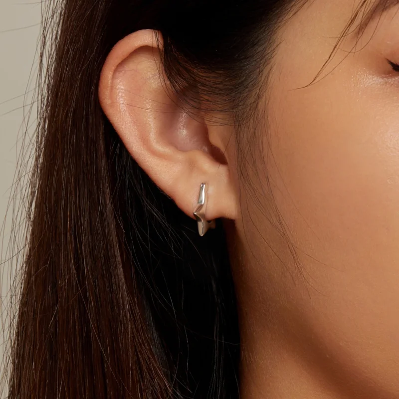 (afbeelding voor) Pandora Stijl Ster Oorringen - SCE1615 - Bekijken 7